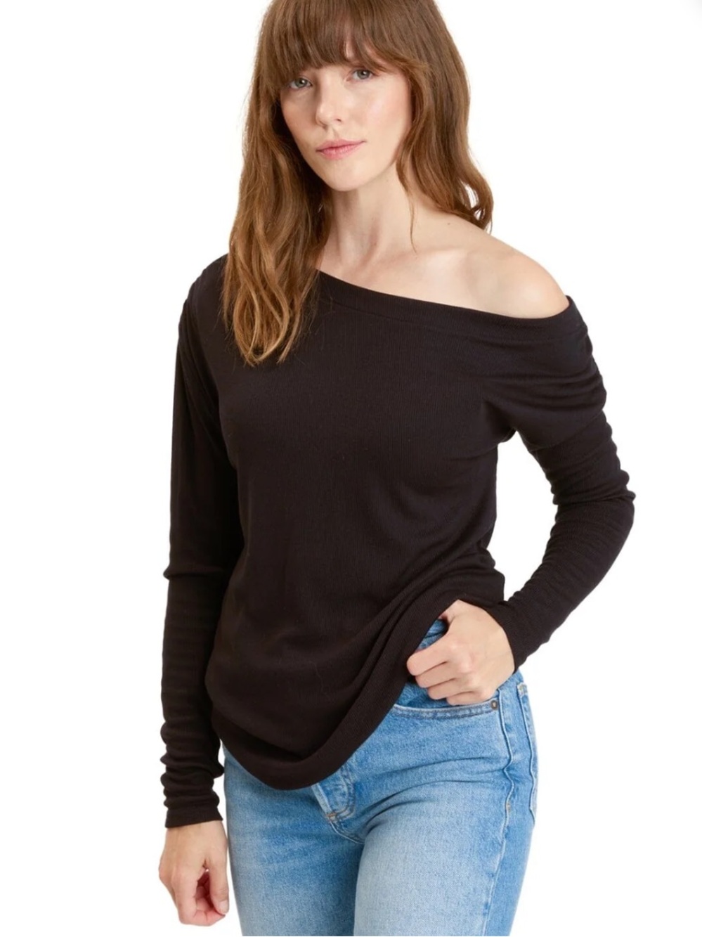 Threads 4 Thought Leoni Feather Rib Long Sleeve